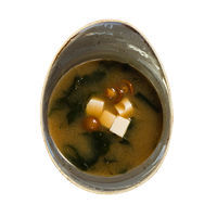 Miso sriuba su Nameko grybais ir tofu