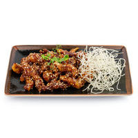 Crispy beef with black bean and honey sauce